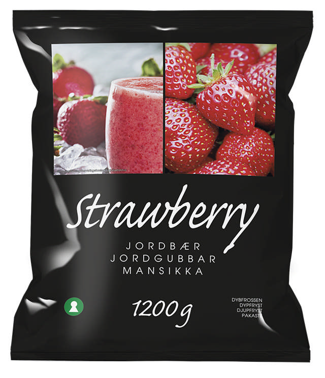 Jordbær, Frosne, 8x1,2kg