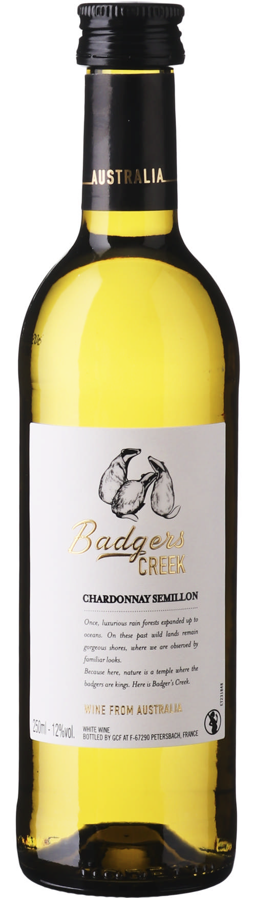 Badgers Creek Chardonnay/Semillon (6x25cl)