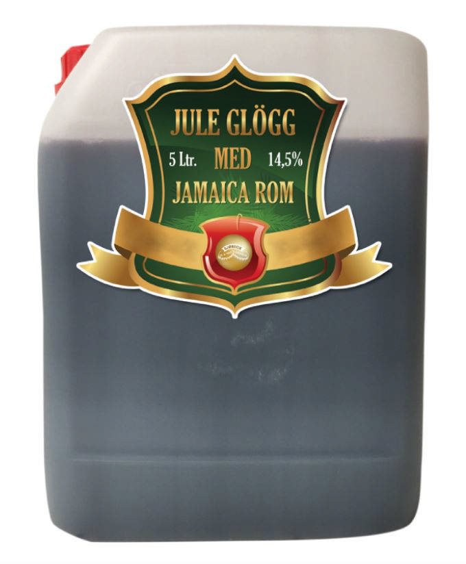 Julegløgg m. Jamaica Rom, 5L