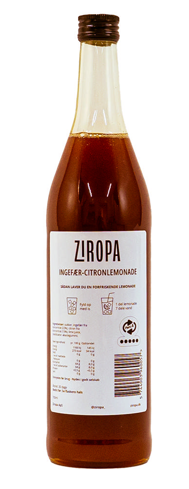 Ziropa Ingefær-Citronlemonade