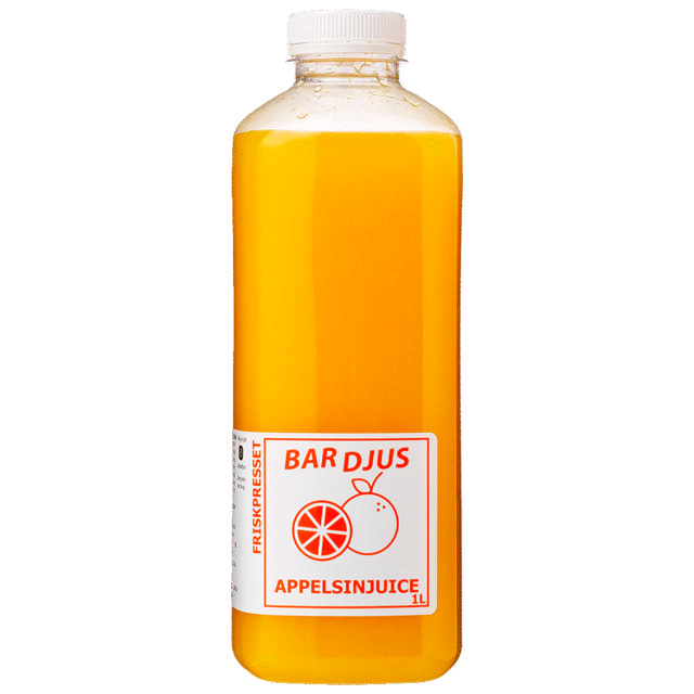 Friskpresset Appelsinsaft