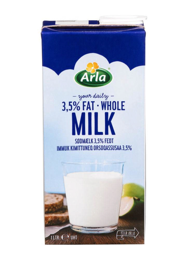 Sødmælk, Arla Langtidsholdbar UHT (10x1L)