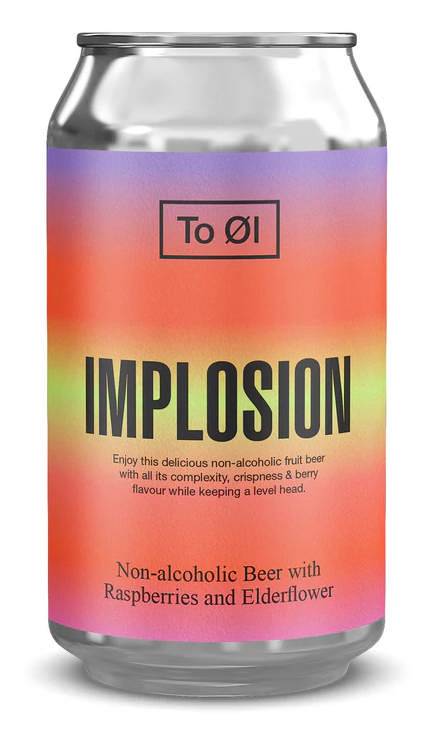 To Øl, Implosion Fruited, Dåse (24x33cl +pant)