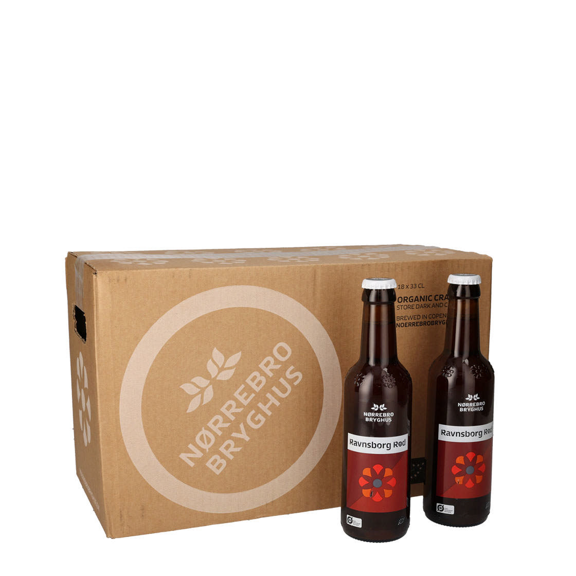 Nørrebro Ravnsborg Rød (18x33cl +pant) ØKO