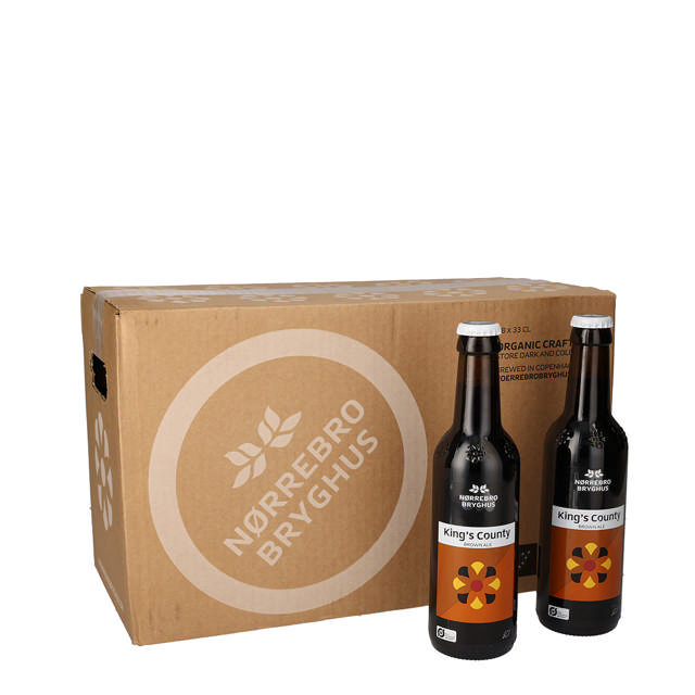 Nørrebro Kings County Brown Ale (18x33cl +pan) ØKO