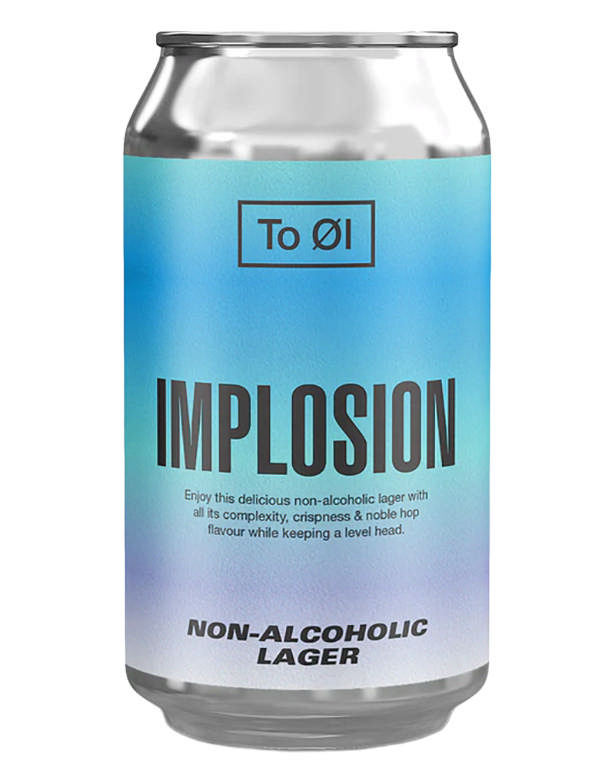 To Øl, Implosion Lager, Dåse (24x33cl +pant)
