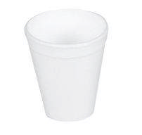 Termobæger, 25x25cl, Skum, Hvid