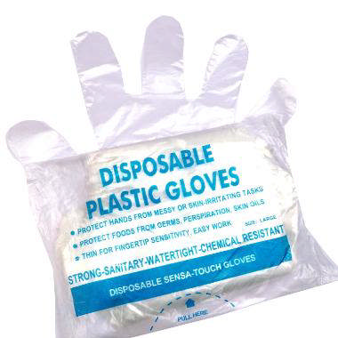 Engangshandske, Klar, L (100 stk/pk)