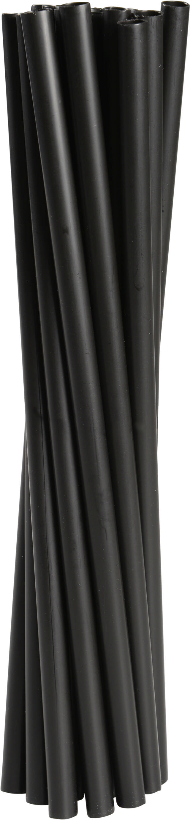 Sugerør, Sort, Genanvendelig 6x190mm (1x250stk/pk)