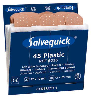 Plaster, Refill, Salvequick (6x45stk/pose)