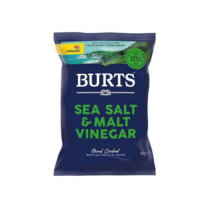 Burts Miniposer Sea Salt & Malt Vinegar (20x40gr)