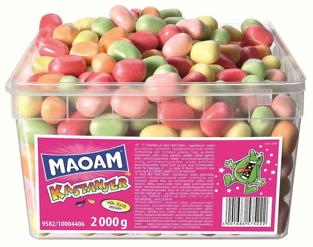 Maoam Kastanjer, 2kg.
