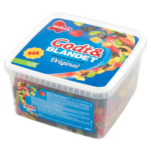 Malaco, Godt & Blandet, 2kg