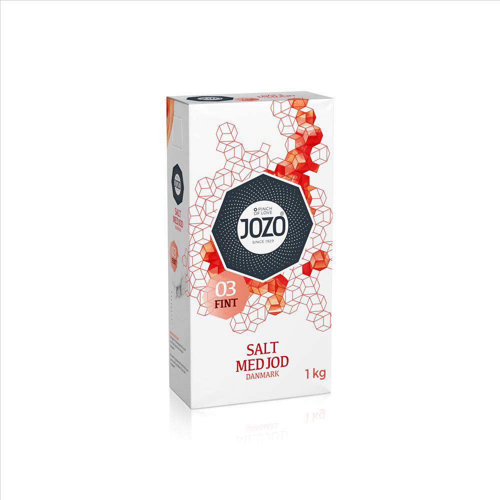 Bordsalt, Fint m/jod, 1kg