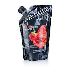 Ponthier Frugtpuré Strawberry / Jordbær, 1kg