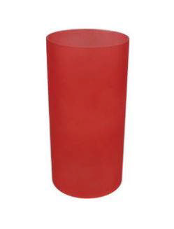 Olielampe, Stripe Glas, Rød (6stk/ks)