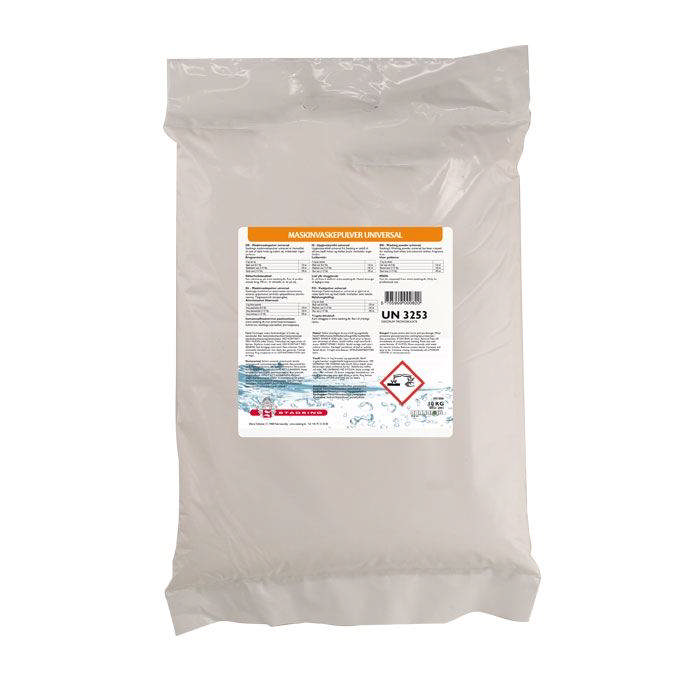 Maskinvaskepulver, Universal, u/parfume, 10kg