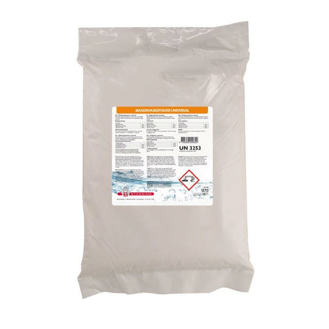 Maskinvaskepulver, Universal, u/parfume, 10kg