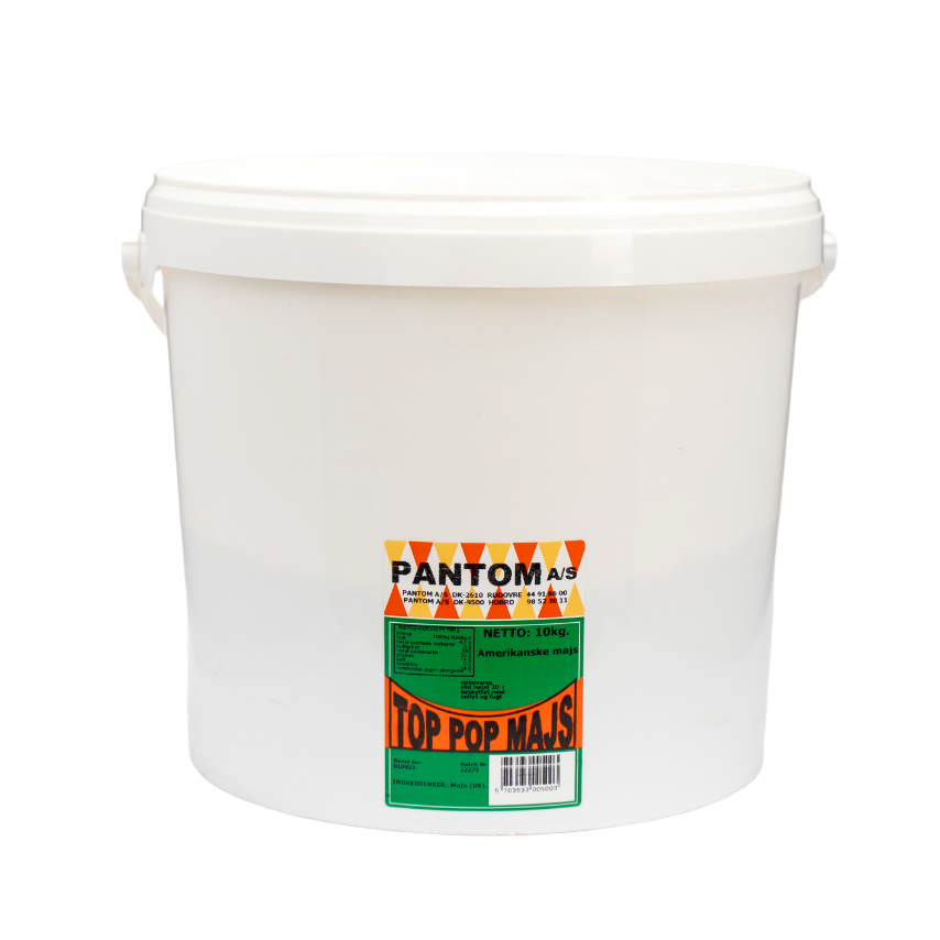 Popcornmajs, Pantom, u/fedt, 10kg