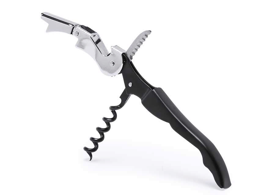 Proptrækker, Tjener, Sort m/pulltab