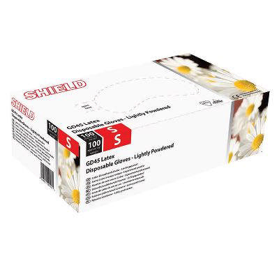 Latexhandske, m/pudder L (100 stk/pk)