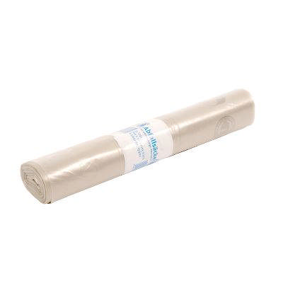 Affaldssæk, Transperant,70x110cm,25my100L(10rl/ks)