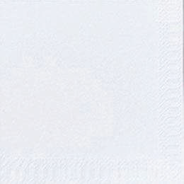 Servietter, Hvid, 40x40, 3-lags (4x250stk)