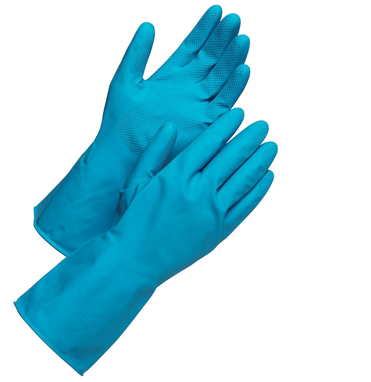 Latexhandske, Worksafe, Velouriseret (12stk/pose)