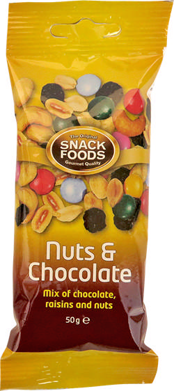 Snackmix, Nuts & Chocolate (20x50g)