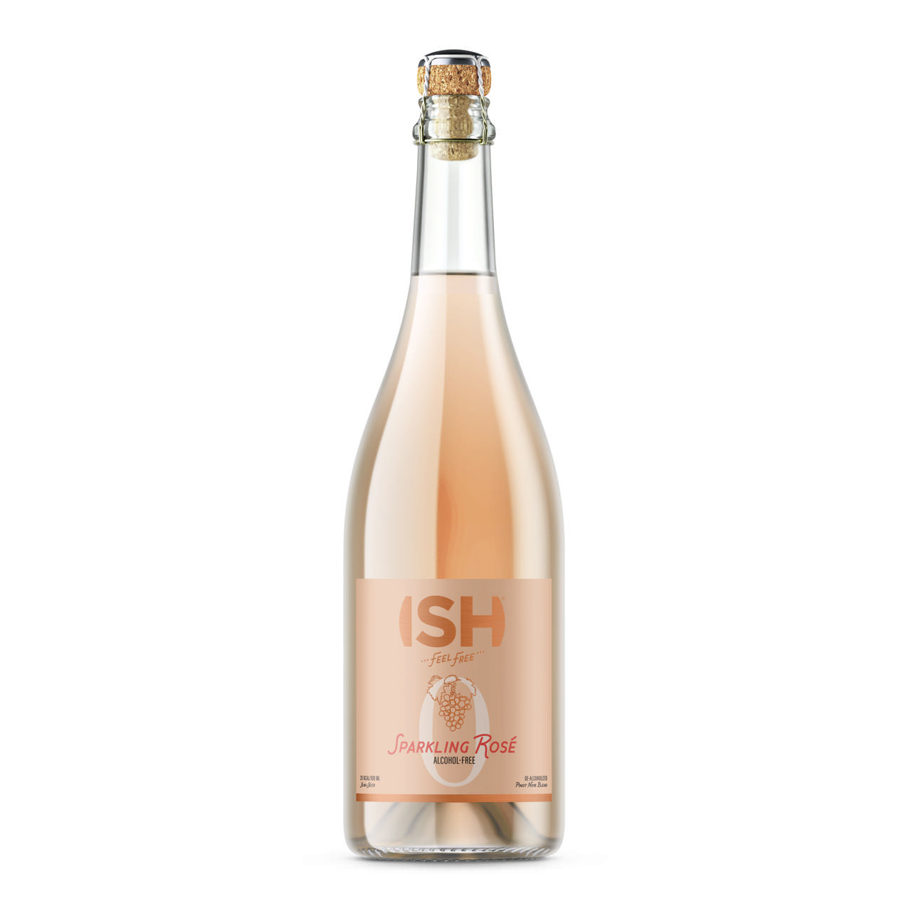 ISH, Sparkling Rosé, Alkoholfri (+pant)