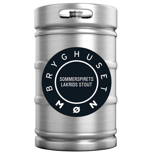 Møn, Sommerspirets Lakrids Stout, Fustage, 20L