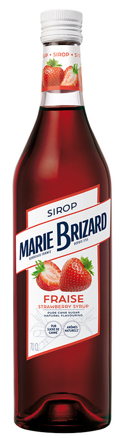 Marie Brizard Sirup Strawberry / Jordbær (+pant)