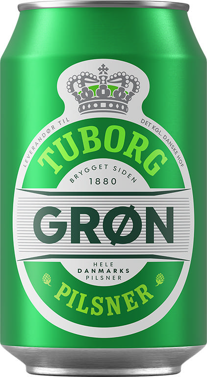 Tuborg Grøn, Dåse (24x33cl +pant)