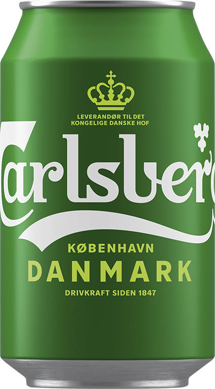 Carlsberg Pilsner, Dåse (24x33cl +pant)