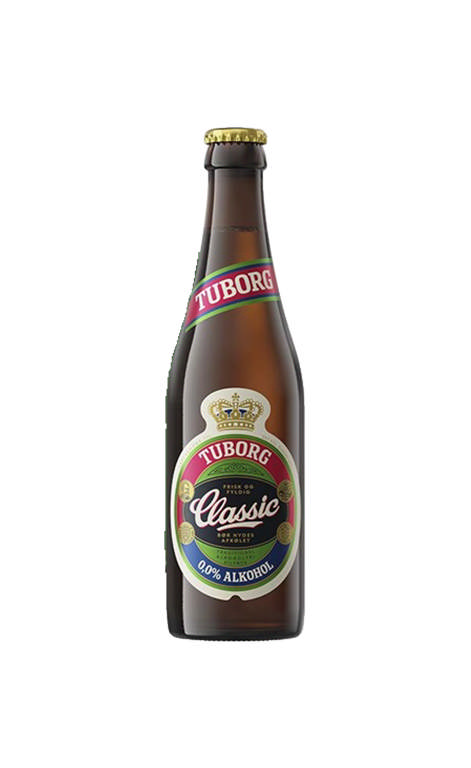 Tuborg Classic 0,0% (+pant kasse m/30 stk)