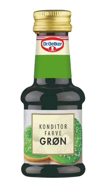 Frugtfarve Grøn 38ml